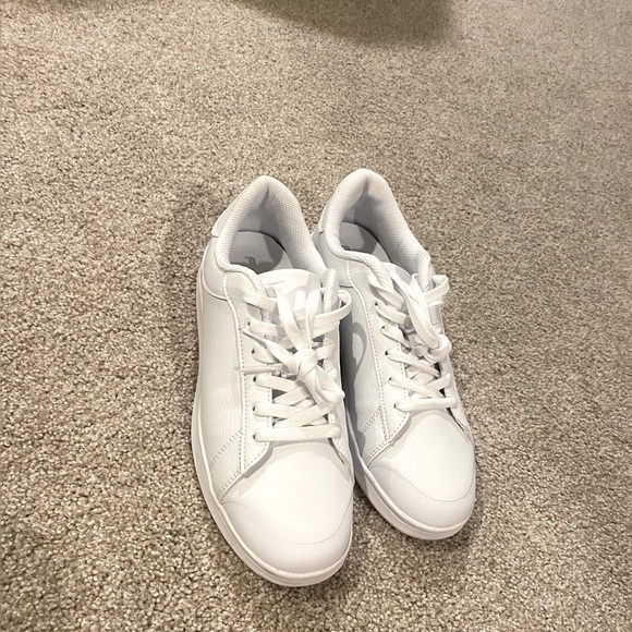 New fabletics white sneakers! So cute but too small! Never worn! - Picture 1 of 3